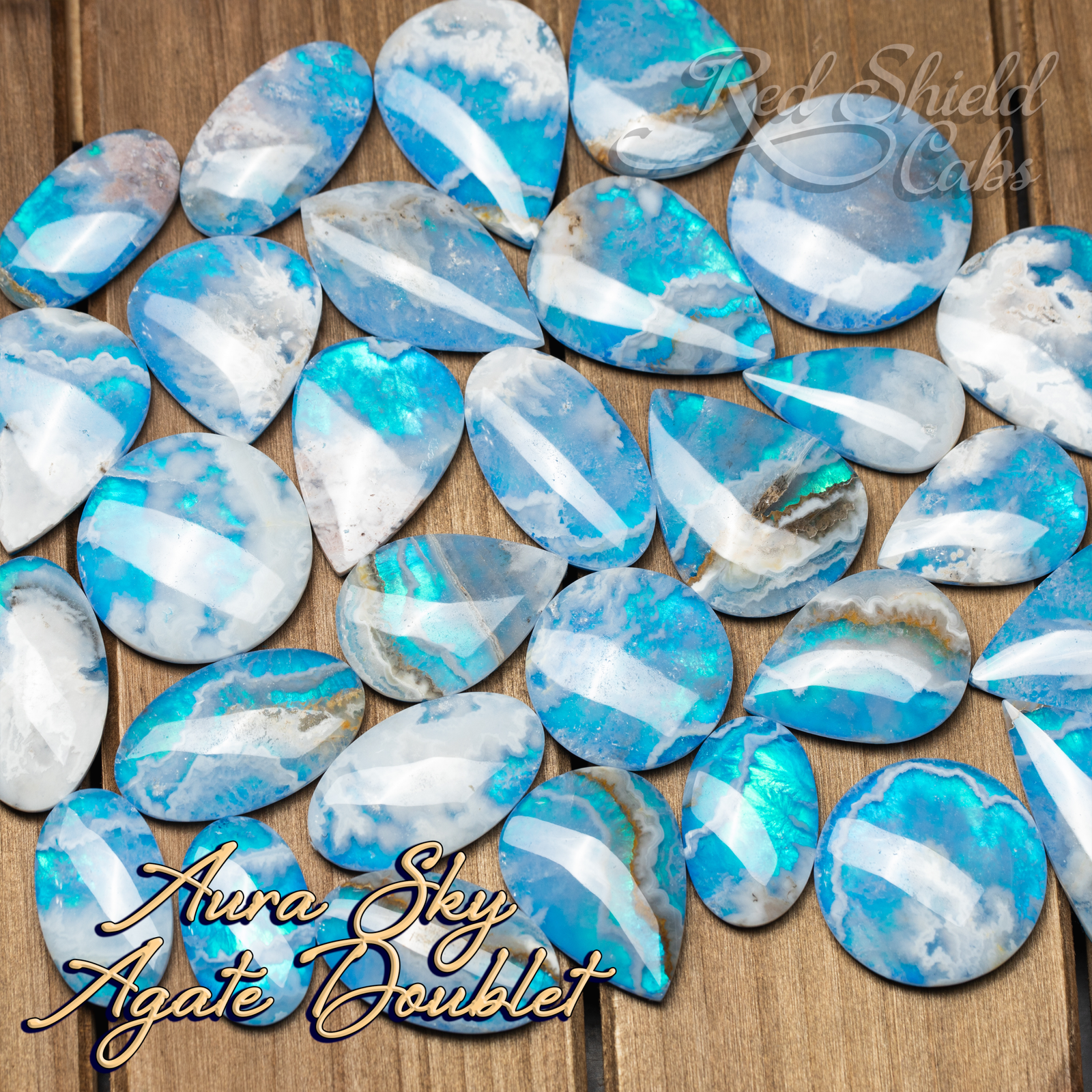 aura sky agate doublet