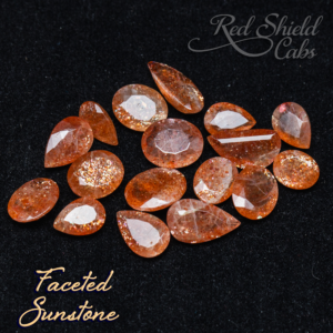 Faceted Sunstone