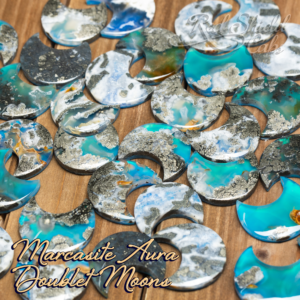 Marcasite Aura Doublet Moon
